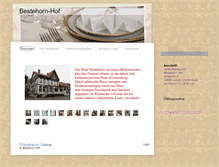 Tablet Screenshot of bestehorn-hof.net